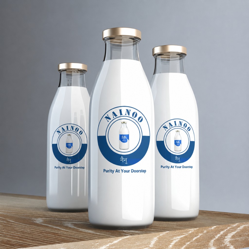 Fresh Nainoo Milk bottle
